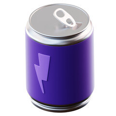 3D Illustration Energy Drink