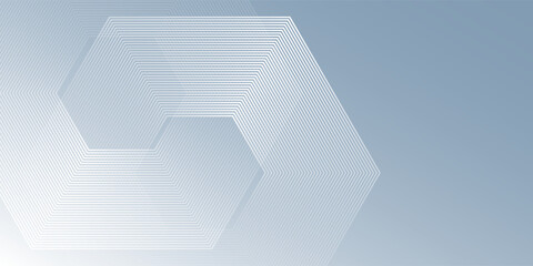 White design with dynamic wavy hexagon texture. suitable for wallpaper modern abstract