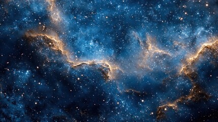 Obraz premium Cosmic Nebulae; Starry Interstellar Clouds in Deep Space