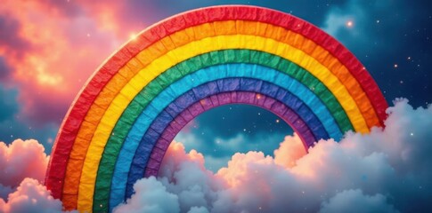 Obraz premium Rainbow of postcard sets displayed, collection, artwork