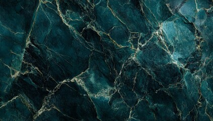 Deep teal and gold marble texture (1)