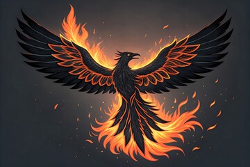 Fototapeta premium angel wings in the night