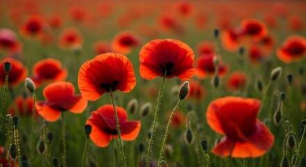 Obraz premium Crimson Tide AI Generated