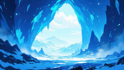 anime wallpaper viking environment illustration background