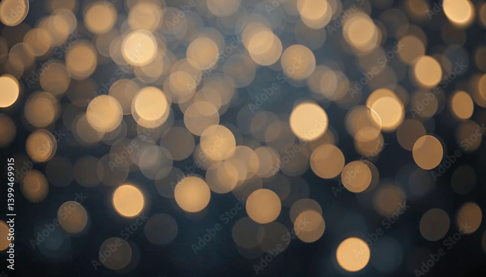 Wall mural illustration of abstract bokeh light background with blurred and shiny effect for design
