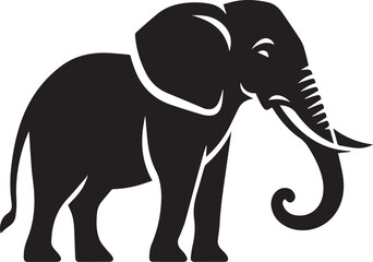 Elephant Flat vector illustration