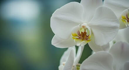 Obraz premium Orchid's Whisper AI Generated