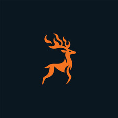Flaming Deer Logo