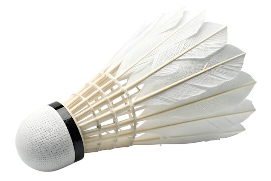 badminton shuttlecock isolated on transparent background