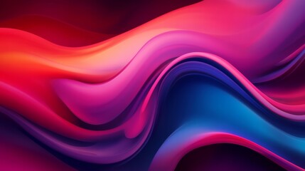 Fototapeta premium A digital fluid dynamics-inspired colorful background with swirling motion,