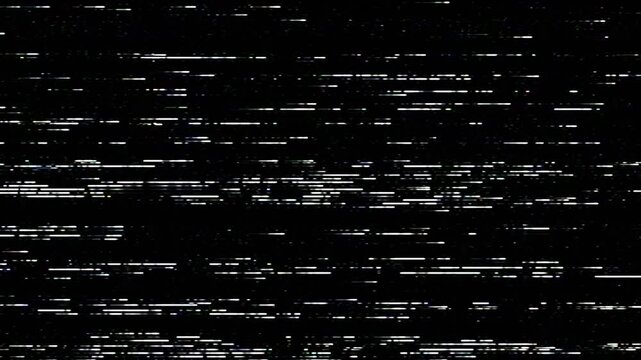 Bad VHS Video Tape Static Signal Damage Seamless 4K Video Background Overlay Effect Loop