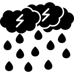 Acid Rain Icon