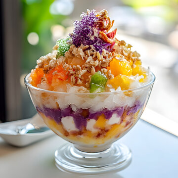 Indulging in aofthanit a filipino halohalo dessert experience in the heart of the philippines