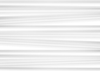 Obraz premium ランダムな立体的な白ストライプ