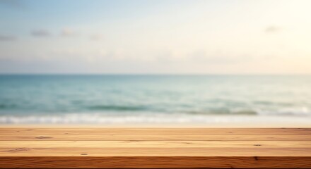 Fototapeta premium Ocean's Soft Embrace AI Generated