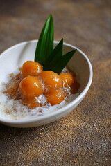 Bowl of bubur candil 