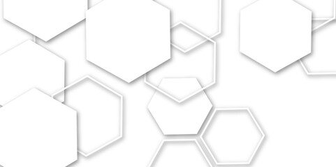 Elegant 3D White AND GREY  Light Geometric Technology Structure with Polygonal Honeycomb Details, Abstract Visuals, and Luxury Pattern Design Elements for a Contemporary High-Tech Background