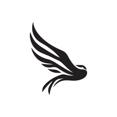 Obraz premium Wing logo and symbol illustration