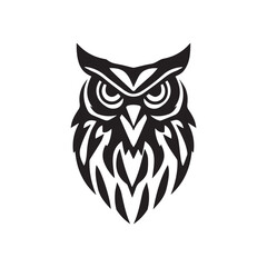 Owl logo and symbol illustration