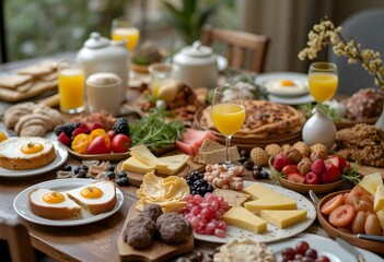 Easter Sunday Brunch with Tasty Dishes