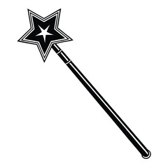 Magic Wand Graphic for Enchanted Creations