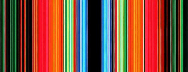 Vibrant Colorful Striped Pattern Abstract on Transparent Background