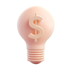A lightbulb icon with a dollar symbol, illustrating financial ideas.