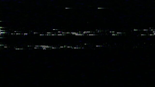 Retro VHS Bad Analog Static TV Scanlines Seamless 4K Video Background Overlay Effect Loop