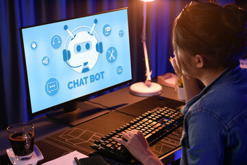 Chatbot software application for brisk online business that automatically reply to customer...
