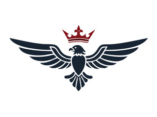 Flying bird logo Royalty