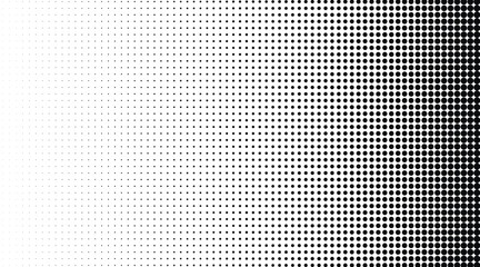Light gradient halftone dots pattern texture background. Vector illustration
