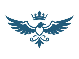 Obraz premium Flying bird logo Royalty