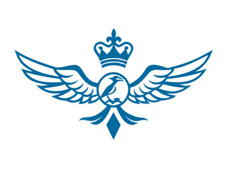 Fototapeta premium Flying bird logo Royalty