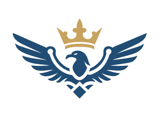 Flying bird logo Royalty