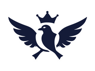 Obraz premium Flying bird logo Royalty