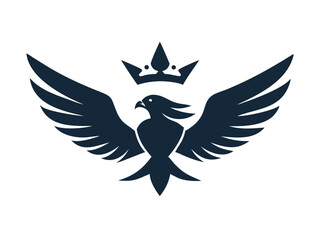 Flying bird logo Royalty