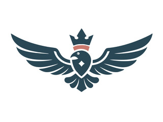 Flying bird logo Royalty