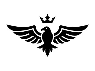 Flying bird logo Royalty