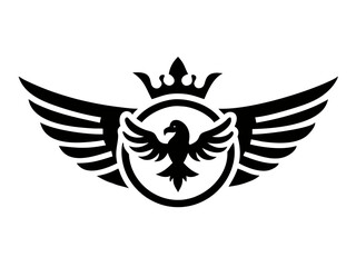 Obraz premium Flying bird logo Royalty