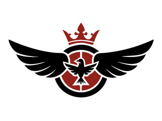 Obraz premium Flying bird logo Royalty