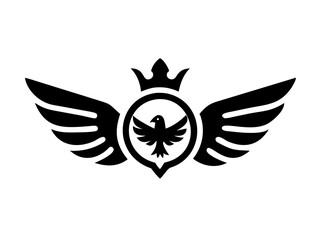 Obraz premium Flying bird logo Royalty