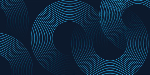 Futuristic abstract background. Glowing circle line design. Modern shiny blue and pink geometric lines pattern. Future technology concept.  vector illustration eps10