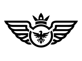Obraz premium Flying bird logo Royalty