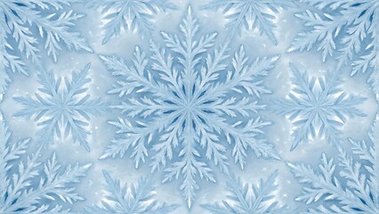 Beautiful seamless pattern of snowflakes.