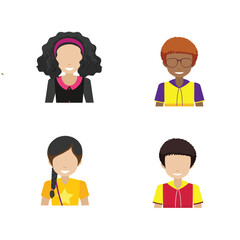 set of people icons