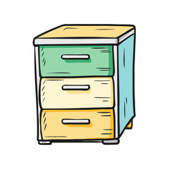 filing cabinet icon, filing cabinet vector illustration-simple illustration of filing cabinet, perfect for filing cabinet logos and icons