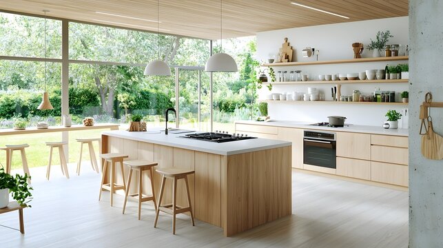 Eco friendly solar induction cooktop integrated into a sleek and modern kitchen design showcasing sustainable and energy efficient appliance technology for the home