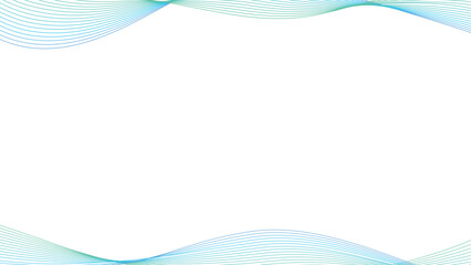 爽やかなフレーム背景文字空白ありベクター