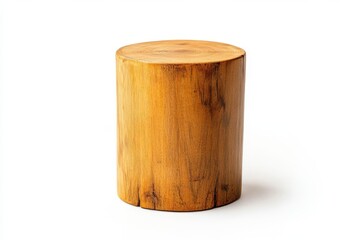Medium Wooden Pedestal Cylinder for Product Display