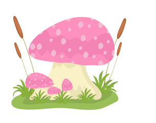 Mushrooms Illustration